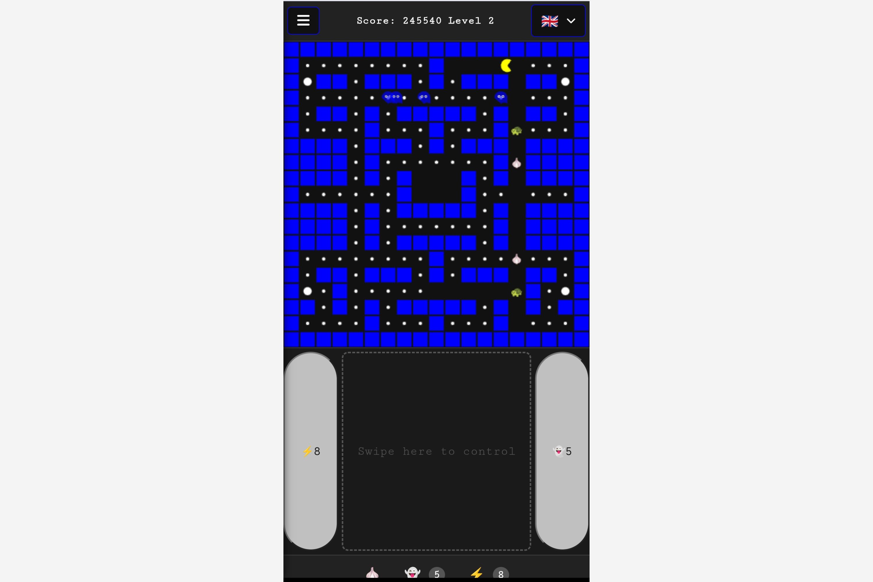 PacMan 2025 Interface
